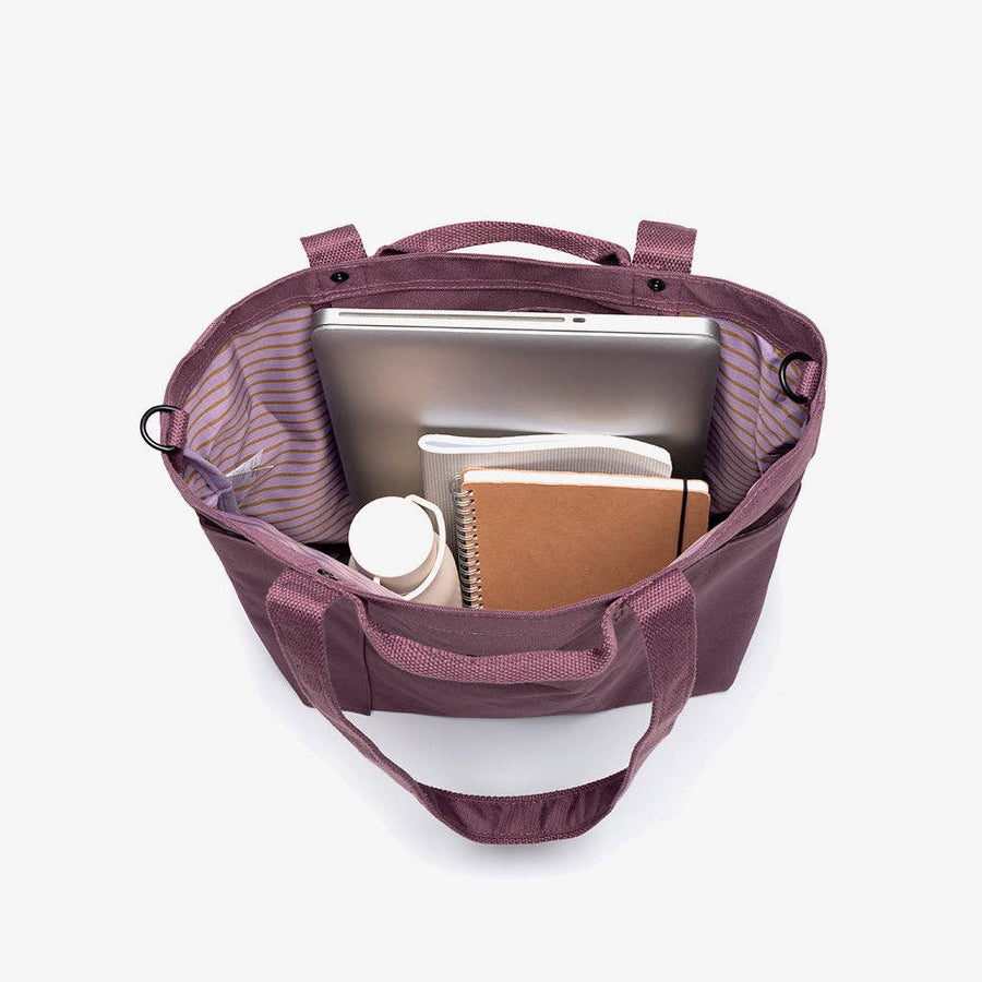 Raw Tote Bag Maroon