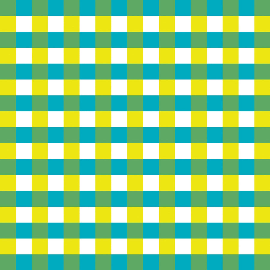 Mimi Shoulder Tie Sun Dress in Citrus Gingham