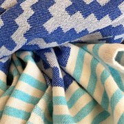 Turkish towel made with 50% recycled cotton