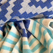 Turkish towel made with 50% recycled cotton