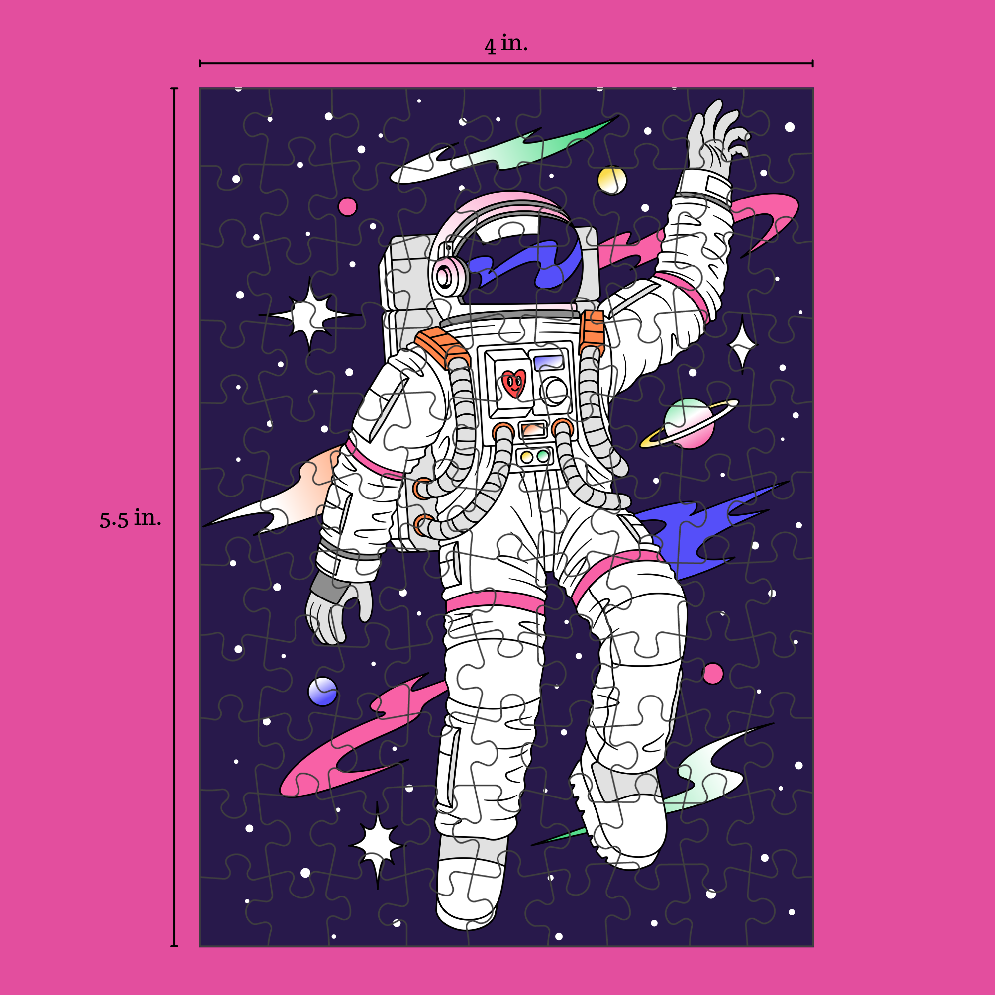 Astronaut | 99 Piece Jigsaw Puzzle