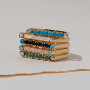 Cha Cha Gemstone Bar Ring