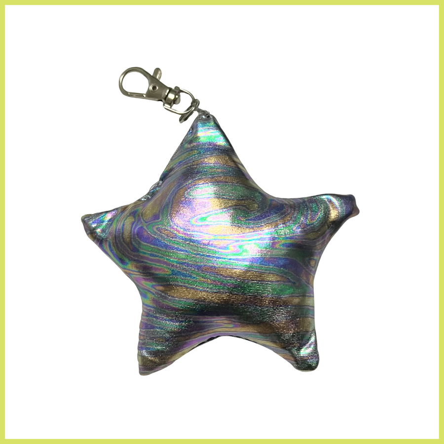 Silver Oil Spill Charm