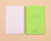 Coneflower Wildflower Letterpress Spiral A5 Notebook - Made in USA - Outdoor, Hiking, Gardening - Back to School, Christmas Gift