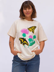 Jen Kindell Butterfly Garden Tee Cream