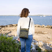 Flowfold Crossbody bag 3L - made from recycled water bottles - Made in Maine