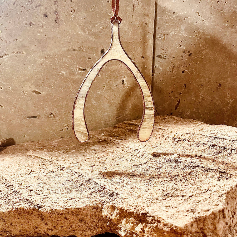 Stained Glass Wishbone