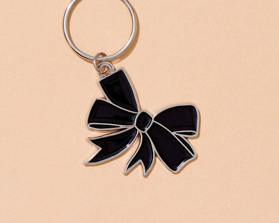 Classic Bow Keychain - holiday gift stocking stuffer - Bag Charm