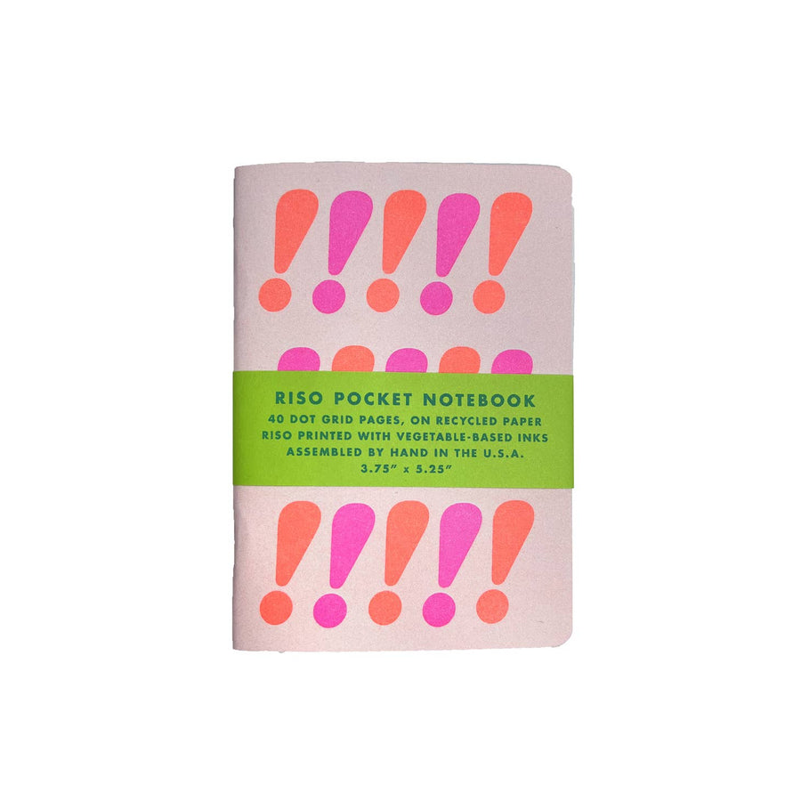 Riso printed pocket notebook