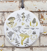 Forest floor letterpress perpetual calendar
