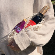 Large Red Wine Bottle Hair Claw Clip