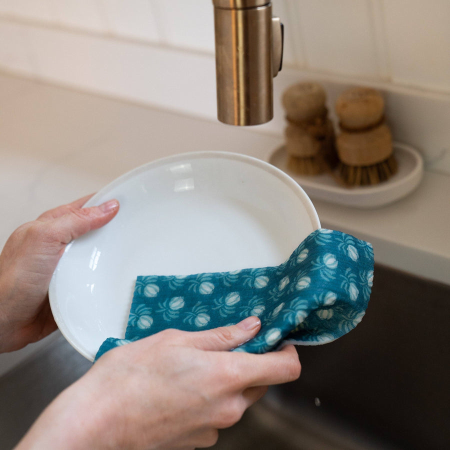 Swedish Dishcloth 3- Pack- Block Print