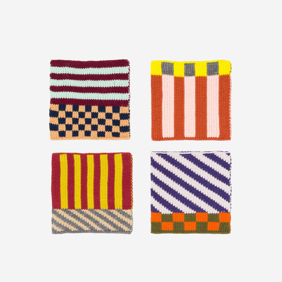 Pattern Patch Coaster Set: Desert