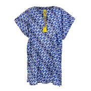 Daphne Kaftan and Tunic Top in Cobalt Swimmers