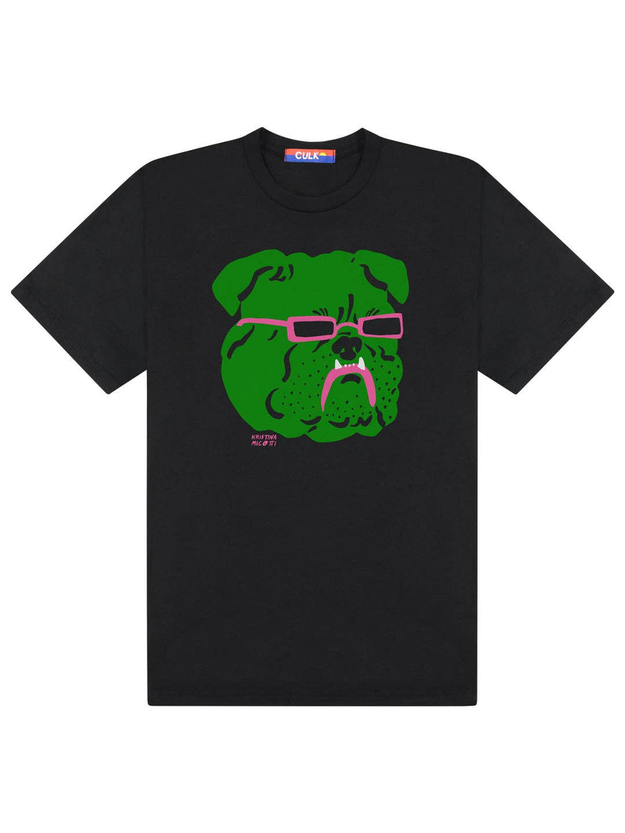 Kristina Micotti Green Bulldog Tee