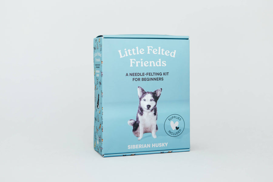 Little Felted Friends: Siberian Husky (Needle-Felting Kit)