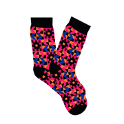 Kente Winter Socks Black