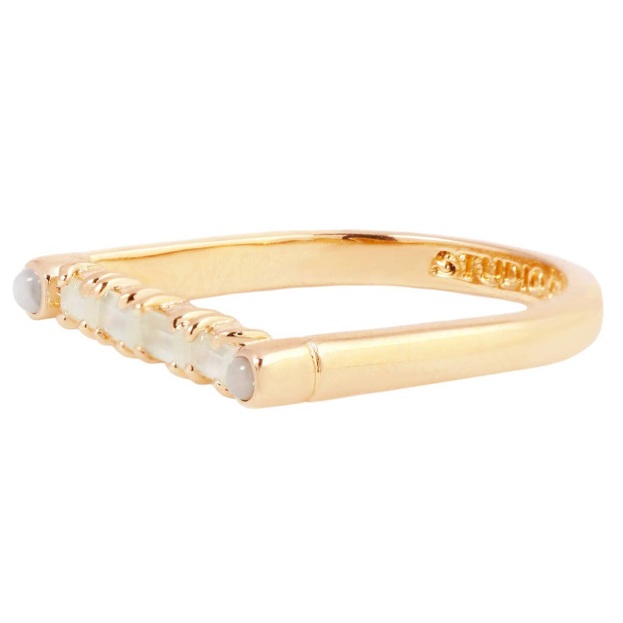 Cha Cha Gemstone Bar Ring