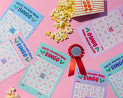 Cheesy Movie Bingo - Cheesy Holiday - Party Game Gift Stocking Stuffer Christmas gift pop culture