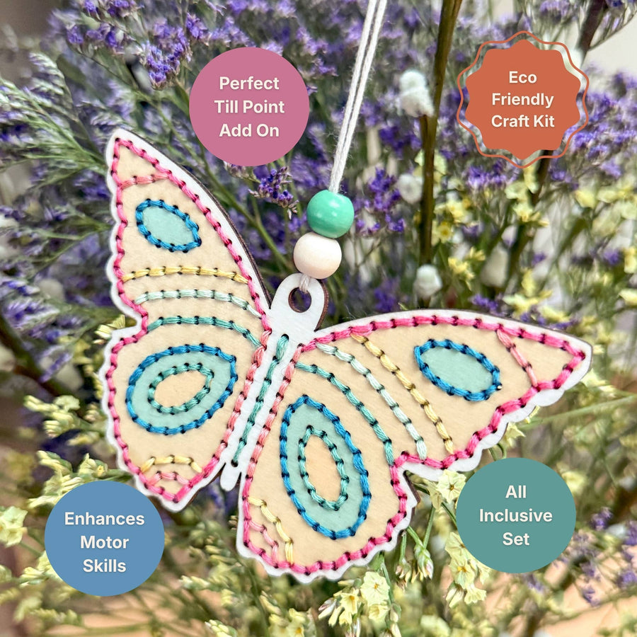 Make Your Own Stitched Butterfly Decoration