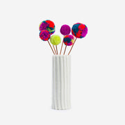 Pom Flower Bouquet: Magenta Lime