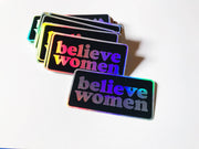 Believe Women Sticker