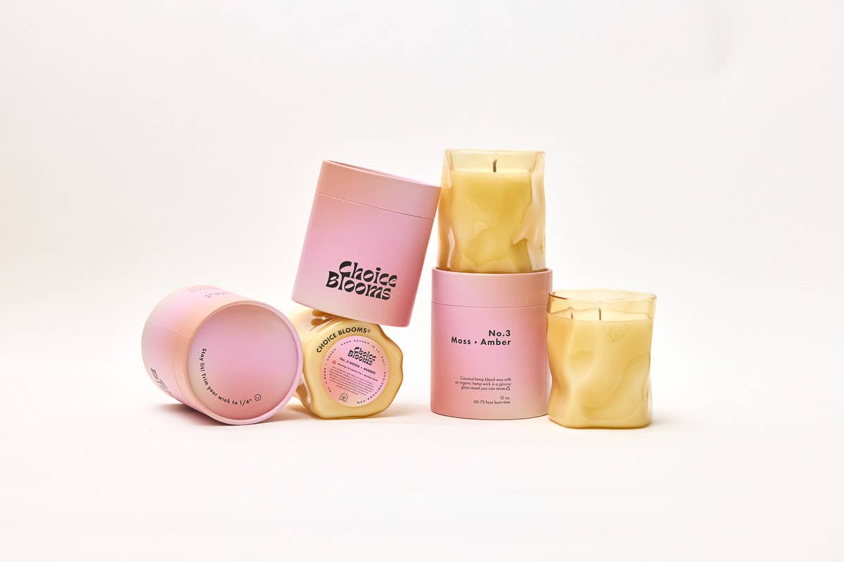 12oz. No. 3 Moss + Amber Candle