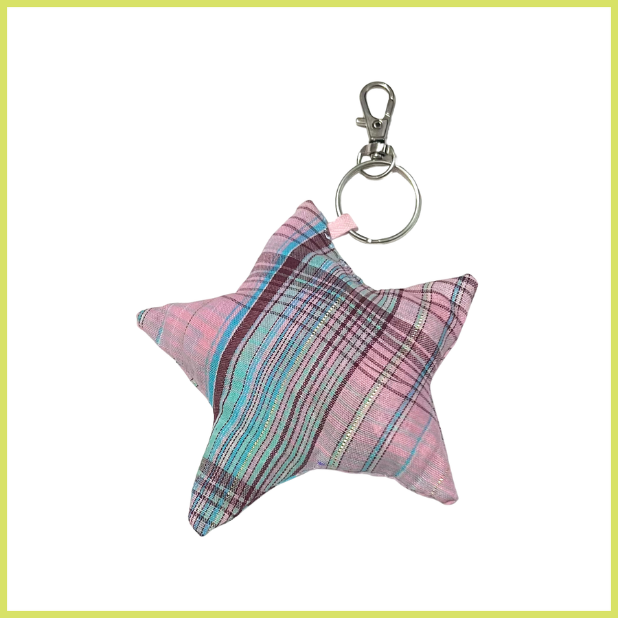 Pink Plaid Charm