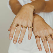 Triple Twisted Claw Ring