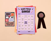 Halloween Cheesy Movie Bingo Game by Your Gal Kiwi—Scary (Halloween)