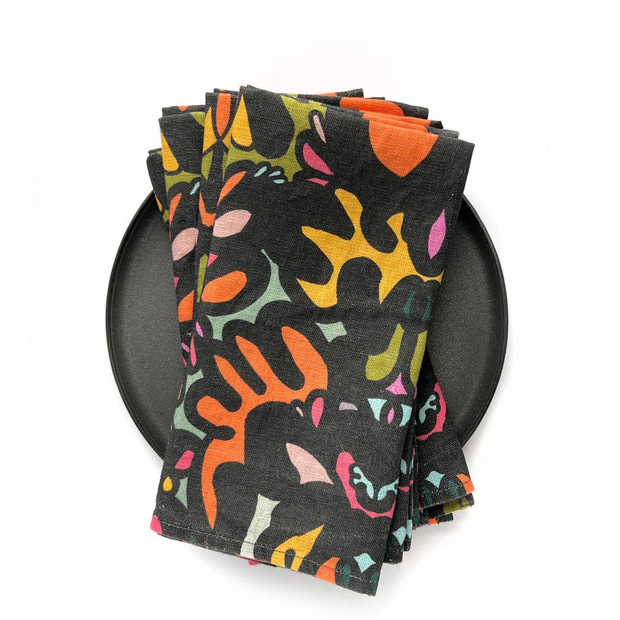 Dream linen napkin, warm, SET OF 4