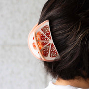 Large Grapefruit Slice Hair Claw Clip - Jenny Lemons