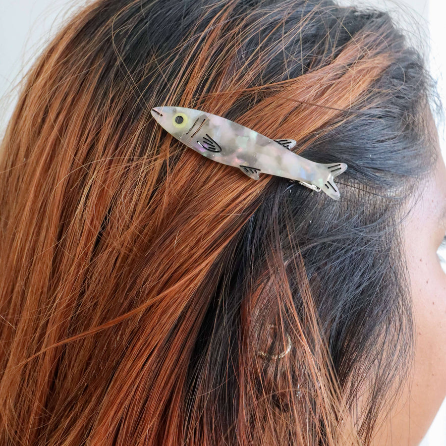 Sardine Alligator Hair Clip Set