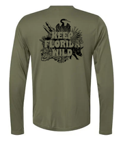 Keep Florida Wild L/S Dry-Fit Tee