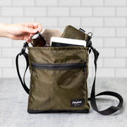 Flowfold Crossbody bag 3L - made from recycled water bottles - Made in Maine