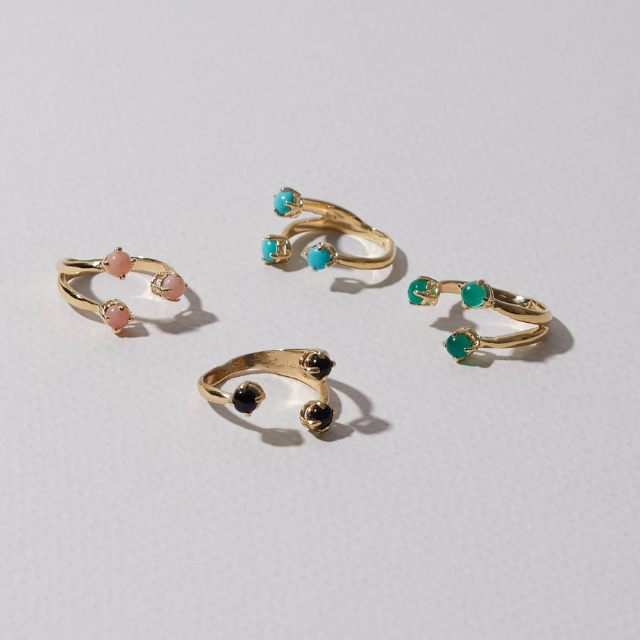 Triple Twisted Claw Ring