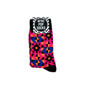 Kente Winter Socks Black