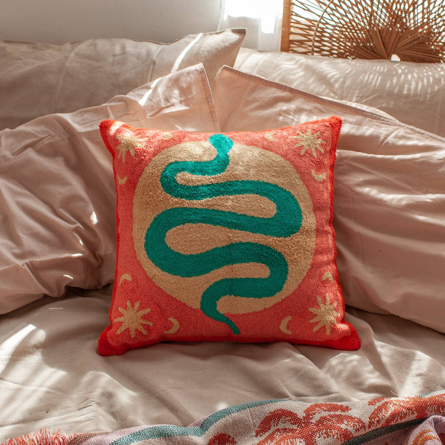 The Serpent Cushion