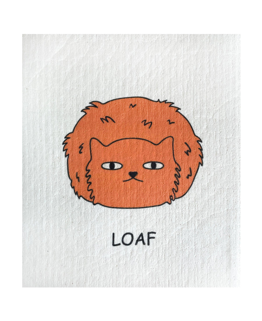 Loaf Cat Swedish Dishcloth
