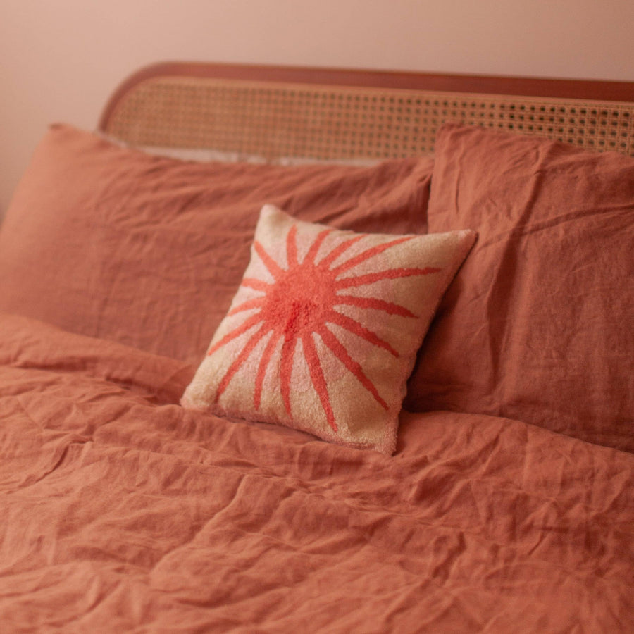 Aster Cushion in pink