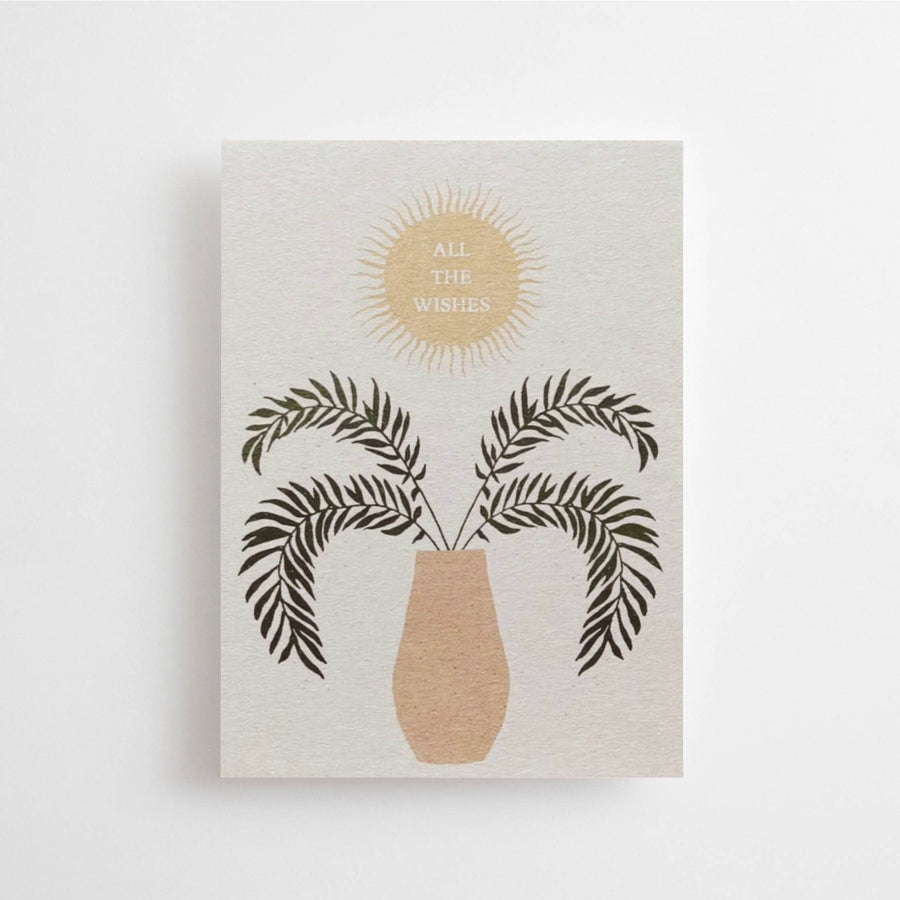 ALL THE WISHES - POSTCARD -