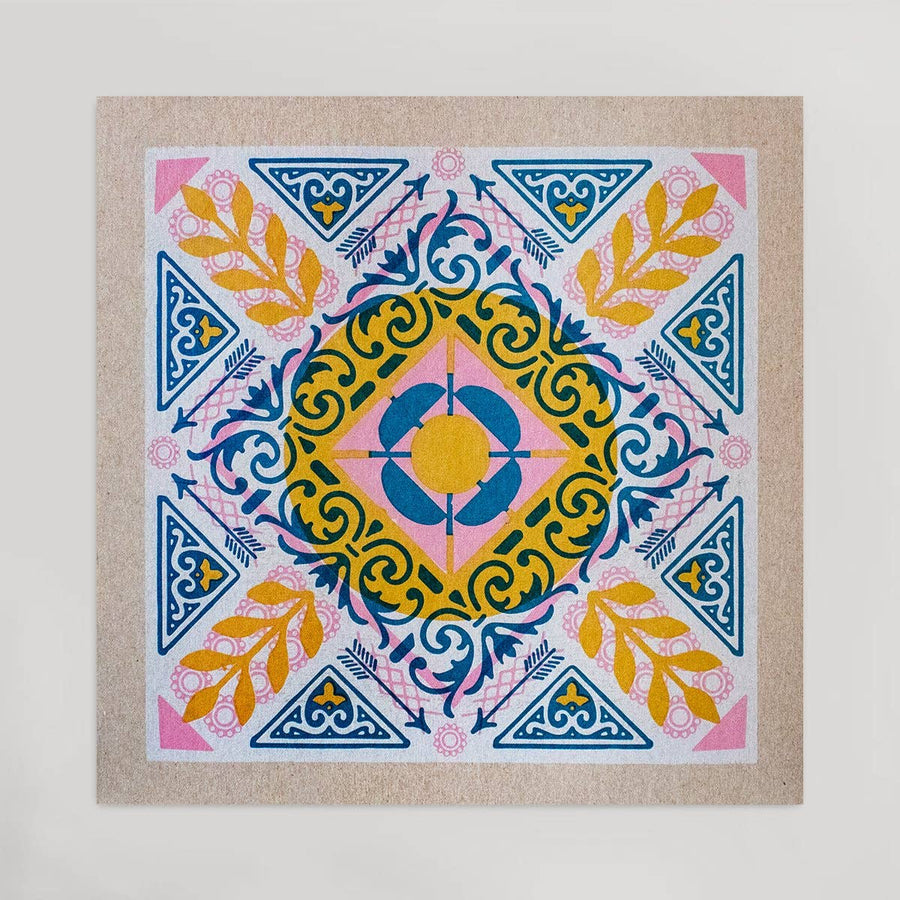 Bloom Lockup Print - Kraft