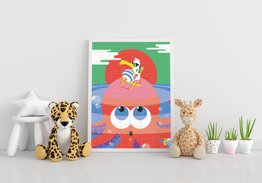Octopus - Puzzle for kids